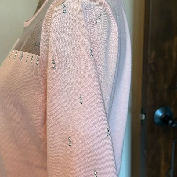 LAST ONE! Lovely short sleeved sweater-New with tag! - Picture 3 of 4